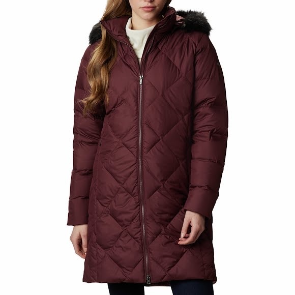 Columbia Jackets & Blazers - Columbia Women's Icy Heights II Mid Length Down Jacket in Malbec